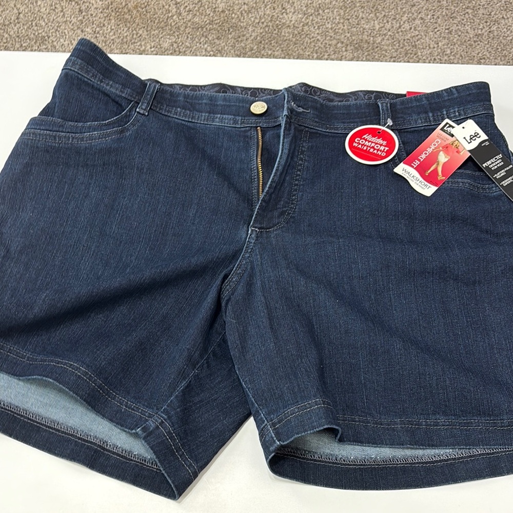 Lee Women's Deep Indigo Jean Shorts